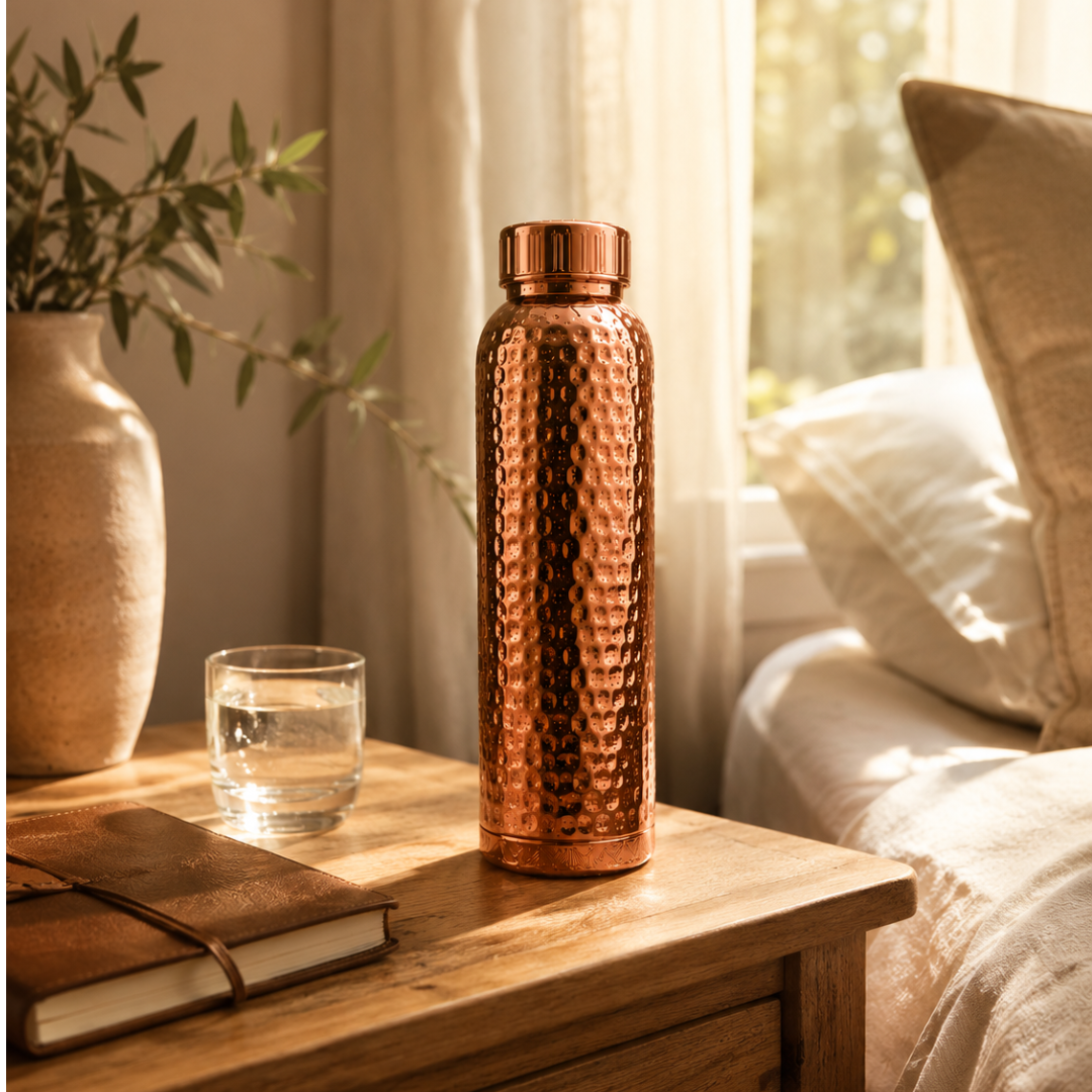 Copperwell™ Hammered Water Bottle