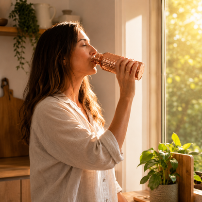 Copperwell™ Hammered Water Bottle