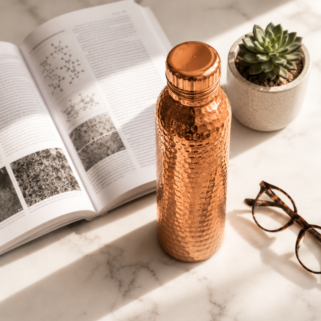 Copperwell™ Hammered Water Bottle